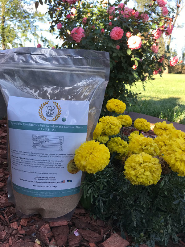 Mealworm fertilizer